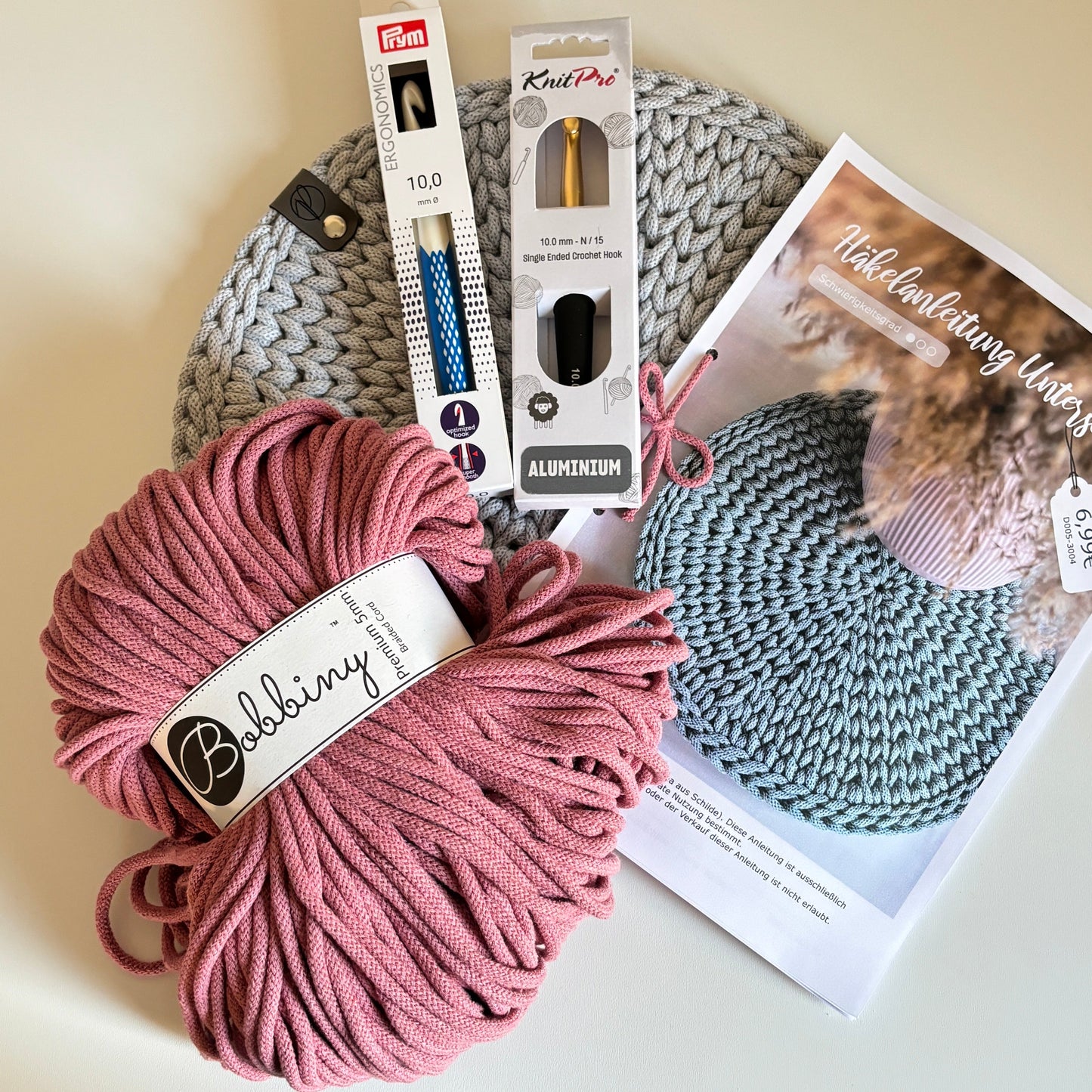 Häkelanleitung Untersetzer (gedruckt)