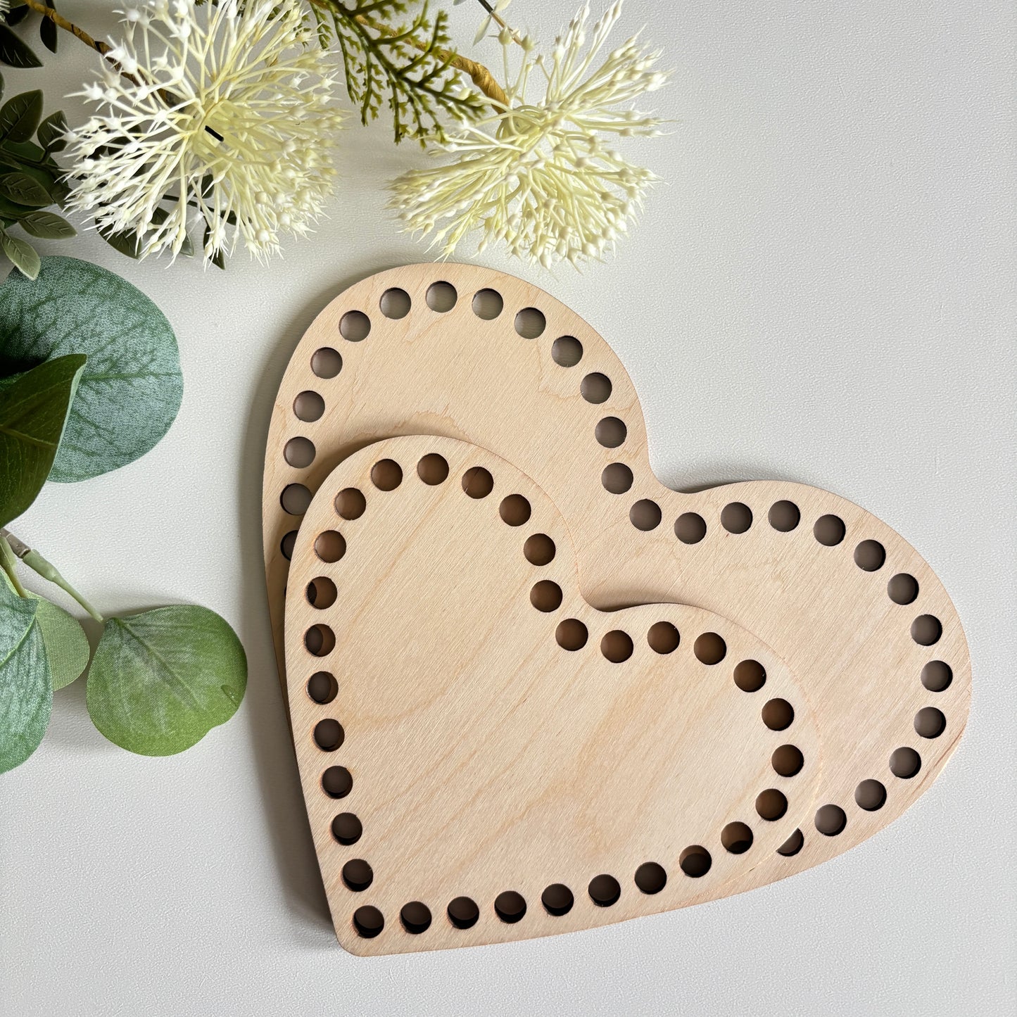 Häkelboden Herz - verschiedene Größen