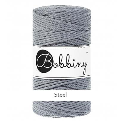 Bobbiny Baumwoll-Makramee Kordel 3mm