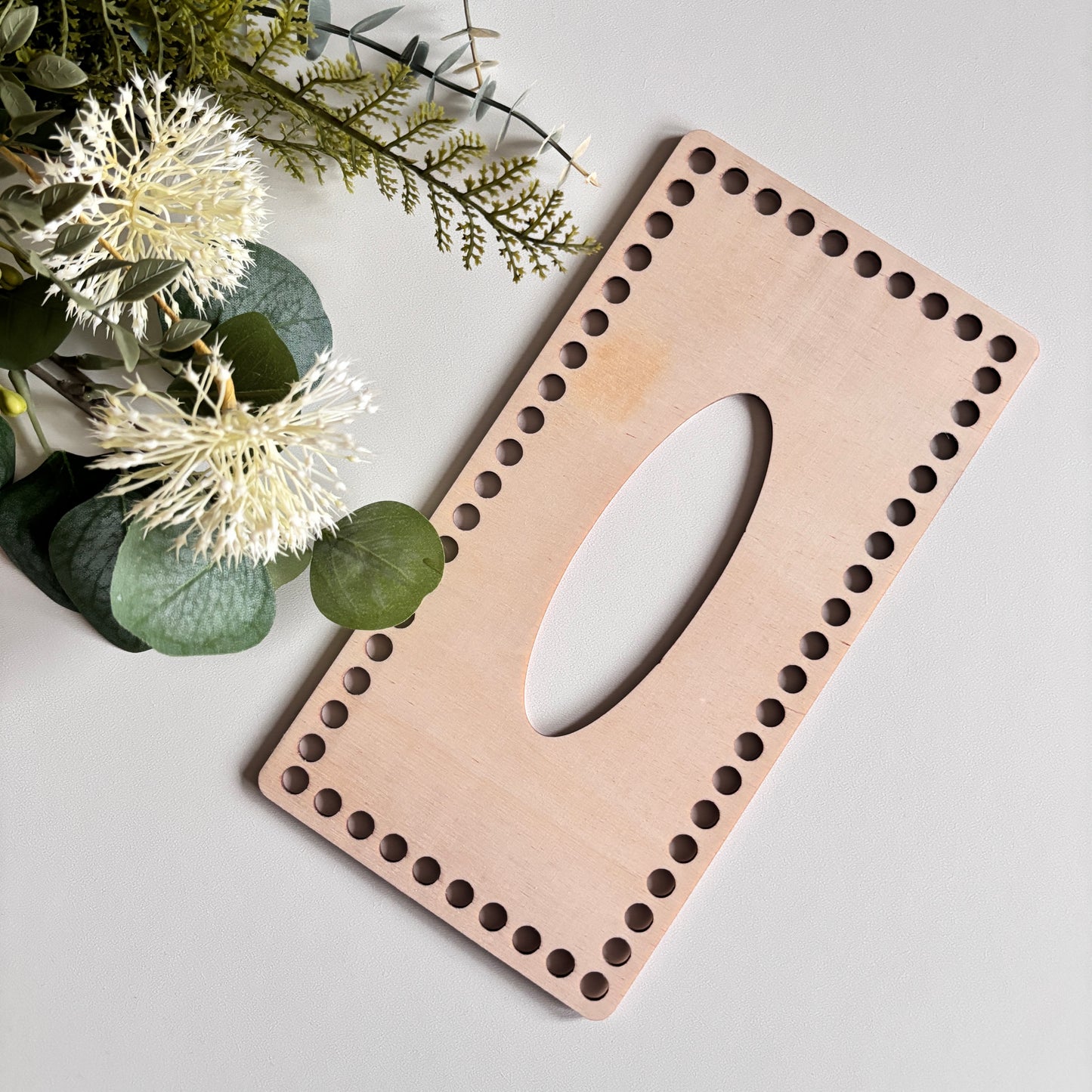 Häkelboden Taschentuchbox lang