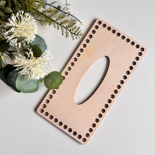 Häkelboden Taschentuchbox lang