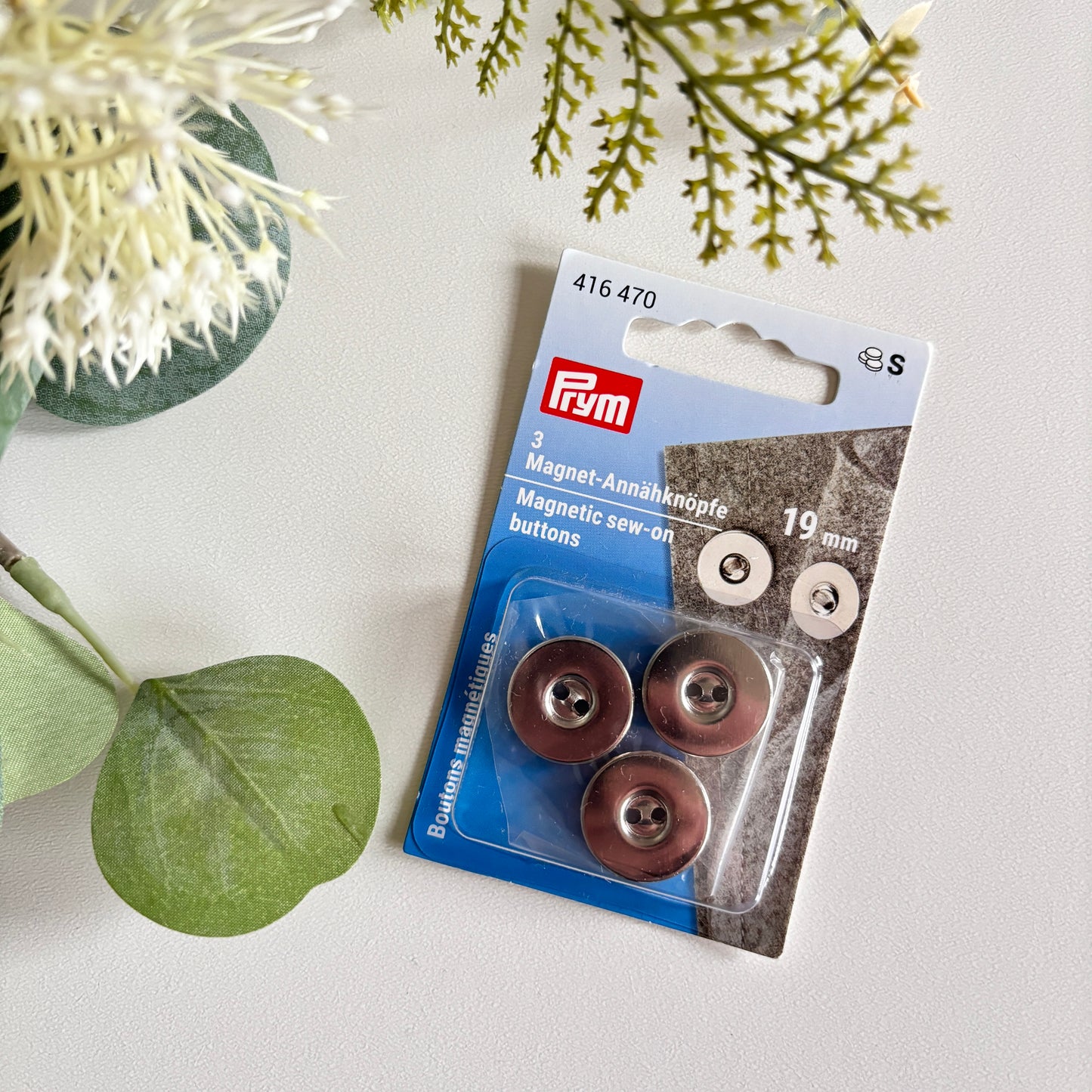 Prym Magnet-Annähknöpfe 3er Set