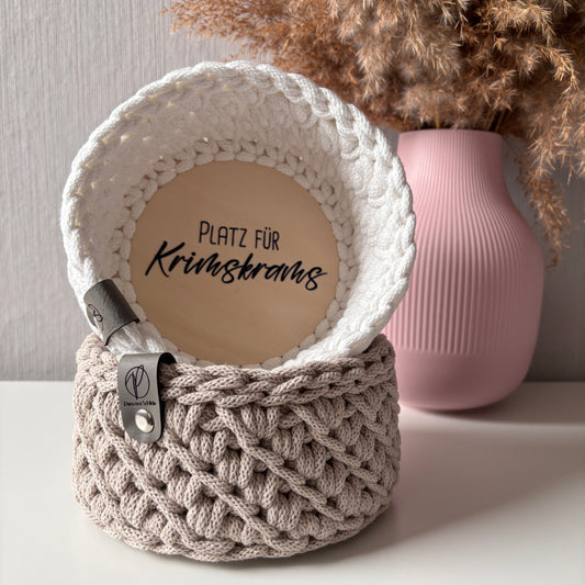 Korb "Platz für Krimskrams"