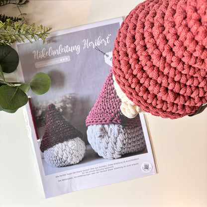 Häkelanleitung Wichtel "Heribert" (gedruckt)