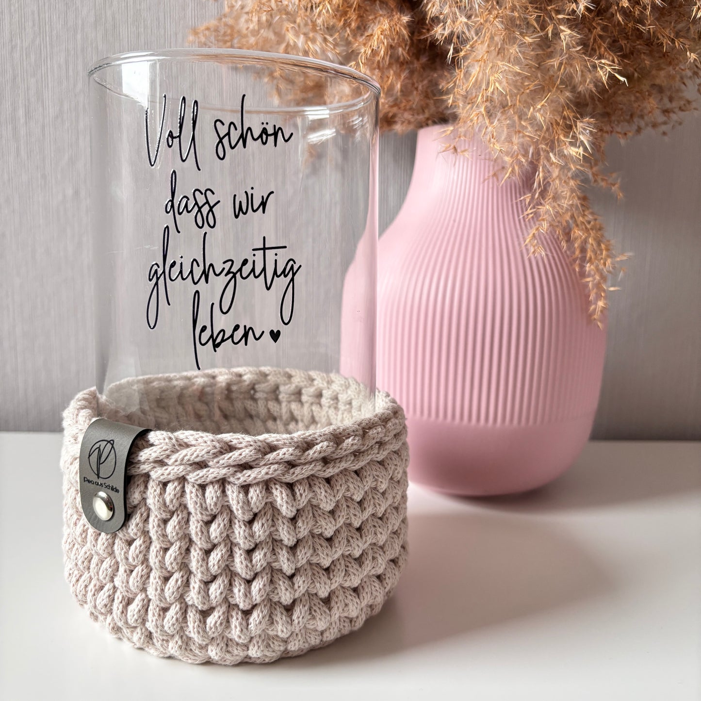 Windlicht "Voll schön"