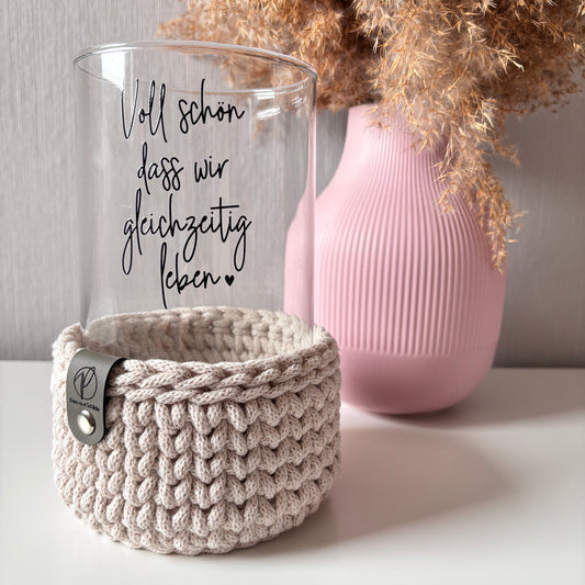 Windlicht "Voll schön"