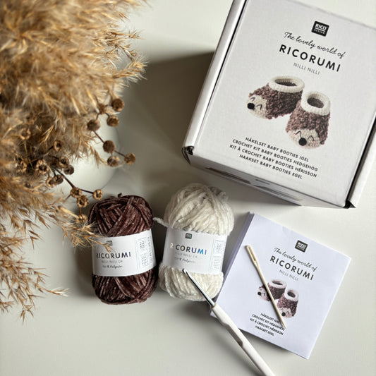 DIY Set Babyschuhe "Igel"